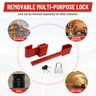 Steel Cargo Door Standard Shipping Container Lock With 4 Keys Heavy Duty Secure
