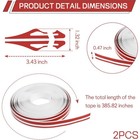 2 Rolls  32ft Car Pinstriping Tape  Vinyl Automotive Pinstriping Tape Stripe Red