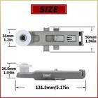 2 Pcs W10888592 Dishwasher Upper Rack Wheel Top Replacement Part Compatible    