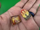 Lot Of 2 Praha Czech Republic Enamel Pins Travel Prague Bohemia Baroque Gothic