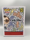 Funko Pop  Vinyl  Keith Haring - 2019 Fall Convention Ex  W  5 Mm Protector Mint