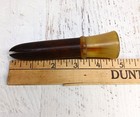 Early Orig Elam Fisher Tongue Pincher Rosewood Steer Horn Brass Reed Duck Call