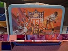 1978 Nfl Football Metal Lunch Box   Thermos Vintage Lunchbox