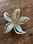 Hroar Prydz Flower Brooch Sterling Silver Enamel Norway Norwegian