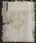 Canada 1868 Vandam  nsb5 4c Brown  Nova Scotia Bill Stamp  Used Damaged