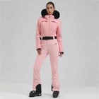 Winter Warm Skiing Suites Women Fit Snow Jumpsuits Outdoor Windproof Waterproof