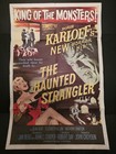 Vtg The Haunted Strangler 1958 Original 1sh Movie Poster Boris Karloff Horror