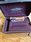 Vintage Pre-war Usa Gillette Gold Tech Safety Razor  In Its Original Case