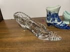 Lot Of 6 Vintage Various Glass Shoes And Boots