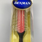 Denman Curly Hair Brush D143 - 5 Row Styling Mini With 5 Row  Black