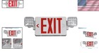 Led Emergency Exit Sign With Battery Backup - Bright   Reliable Safety Lighting