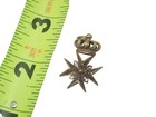 Original Wwi - Wwii European Military Maltese Cross Crown Medal Planchette Ca1