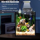 1 5 Gallon Fish Tank Starter Kits  Nano Glass Aquarium With Filter  Led Light