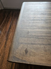 Vintage Midcentury Lane Walnut W diamond Shaped Inlays Low Coffee Table-very   
