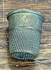Vintage Brass Sewing Thimble Ornate Design