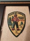 Vintage Smokey The Bear Shoulder Patch-mounted And Framed excellent