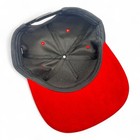 Mens Baseball Cap Snapback Adjustable Size Suede Hat 5 Panel Visor Solid Color
