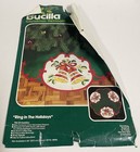 Vintage Bucilla Ring In The Holidays Tree Skirt Table Center Kit 45 