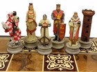 Medieval Times Crusades King Richard Lionheart Men Chess Pieces Set - No Board