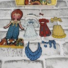 Vtg 1970s Holly Hobbie Colorforms Toy Dress-up Kit By Mattel  Paper Doll