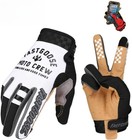 Fast Goose Dirt Bike Gloves White Checkers House