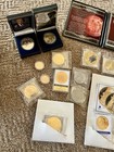 Lot Of 25  Gold And Silver Layered Commemorative Coins  liberty   Eisenhower    
