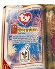 1999 Millennium The Bear Teenie Beanie Baby Mcdonalds 2000 Brand New In Package