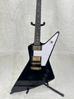 Us Warehouse New Explorer Electric Guitar 6-strings Black Solid Body Dot Inlay
