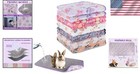 Washable Fleece Cage Liners - Set Of 6 Waterproof Blankets For Small Pets