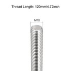 Fully Threaded Rod M10 X 120mm 1 5mm Thread Pitch 304 Stainless Steel Right H   
