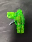 Vintage Green Space Friction Sparking Action Plastic Toy Gun Nostalgic It Works 