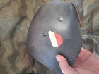 Wehrmacht Steel Helmet With Inner Lining And Storm Strap 2  Wk Army Denazified
