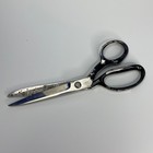 Vintage Wiss Inlaid No  28 Black Handle 8  Dressmaking Scissors Patent 3289296