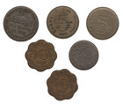 Small Collection Of Ceylon   Sri Lanka Coins X6     Mixed Dates Bulk Lot