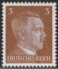 Stamp Selection Germany Wwii 3rd Reich Adolf Hitler Cut From Sheets 3pf Mnh