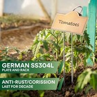25pack Metal Plant Labels Weatherproof Stainless Steel 304garden Markers Outdoor