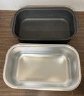 Vtg Miracle Maid Roasting Pan Anodized Aluminum Domed Lid Turkey Roaster Roast