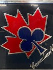 Canadian Club Whiskey Mirror Glass Bar Sign Man Cave Nos Advertising