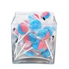 Cotton Candy Lollipop Suckers Individually Wrapped  30 Pack  Blue pink