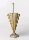 Vintage Midcentury Brass Umbrella Stand Holder Canes Hollywood Regency