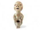 Vintage Native American Indian Tesuque Pueblo Pottery Rain God Figurine