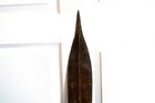 Vintage African Tribal Hunting Spear 69  Tall Steel Point   Wooden Shaft  n1 