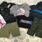 Boys M Bts Mixed Designer Brand Clothing Bundle Jordan Polo Tea 7pc Lot  8-10 