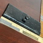 Antique Cast Iron Flat Check Size 8   x3    Press Weight Printing Printer 3lb 10oz