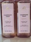2 X Bath   Body Works Champagne Toast Cleansing Gel Hand Soap 8 Fl Oz Each New