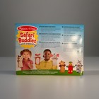 Melissa   Doug Safari Buddies 6 Piece Hand Puppets New But Damaged Box See Pics