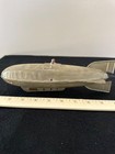 Antique Tin Zeppelin Airship W Celluloid Windows Display Model C1930s