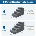 Non-slip Dog Steps For High Bed Extra Wide 23  H Dog Stairs For Small Dogs Puppy