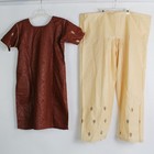 2-piece Outfit Set Tunic And Drawstring Pants Women s Xl 40 Red India Pakistan