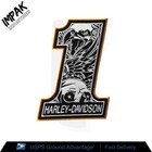 Harley Davidson Large No 1 Eagle Patch Embroidered Motorcycle Riding Patch 10x7 